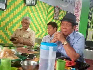 Anton Sihoming Ketika Mengadakan Konfrensi Pers Pematangsiantar 27/04/2019