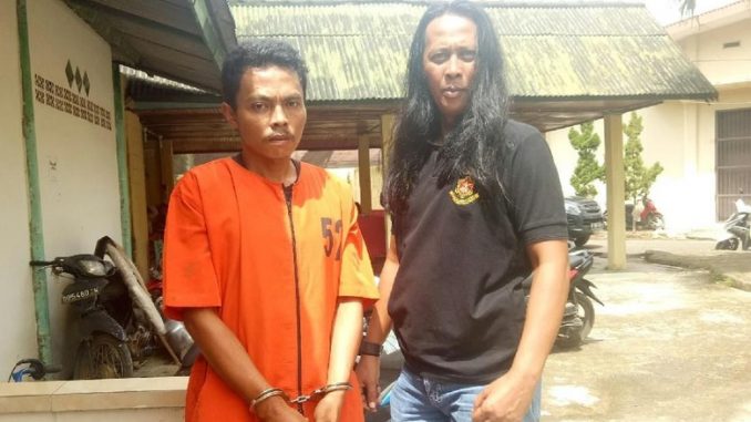 Yosep Gessan Ulun (37), warga Kertapatih, Palembang, Sumsel, ditangkap polisi karena mencuri dua ekor sapi