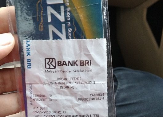 Kartu Toll BRIZZI BRI Yang Dibeli Dari Pinggir Jalan Palsu