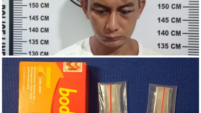 SAIFUL (29) Bersama Barang Bukti Tiga Paket Shabu 0,95 Gram