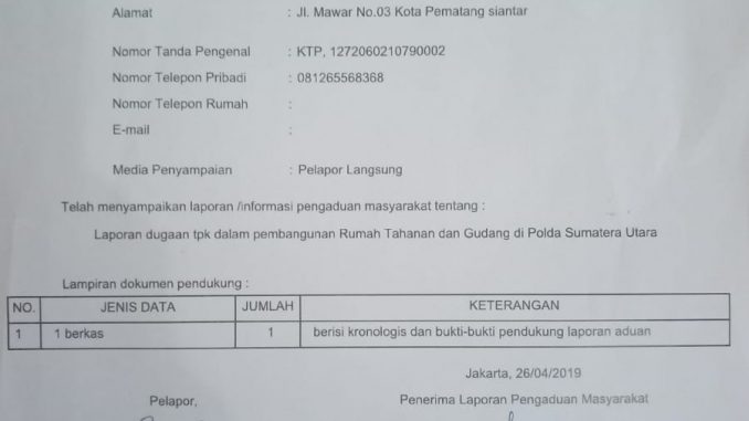 Diduga Ada Konflik Kepentingan, KPK Tak Bernyali Usut Dugaan Korupsi Kasus CSR PTPN IV di Polda Sumatera Utara