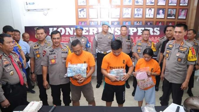 Para Pelaku Perampokan Di Supermarket Irian Medan Diamankan Polrestabes Medan