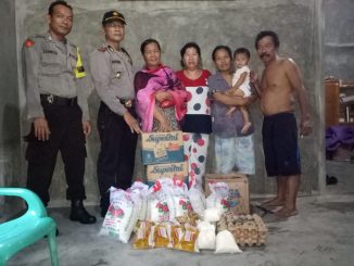 Polres Batubara Serahkan Bantuan Kepada Korban Kebakaran Di Desa Mangke Baru