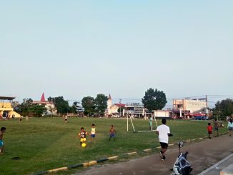 Lapangan Horbo Yang Terletak Di Jl.Farel Pasaribu Digunakan Masyarakat untuk Berolah dan Raga dan Anak-Anak Bermain