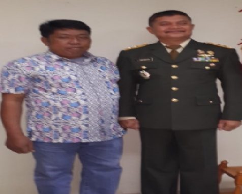 Tumbur Napitupulu SE Bersama Mayor jenderal TNI (Purn) Sakkan Tampubolon.