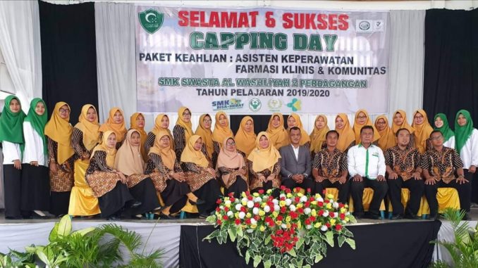 Perguruan SMK Swasta Al Wasliyah 2 Perdagangan Adakan Kegiatan Capping Day