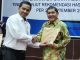 Ket foto : bupati karo Terkelin Brahmana menerima Hasil pemantauan tindak lanjut rekomendasi hasil pemeriksaan BPK Perwakilan Propinsi Sumatera Utara Per 24 September 2019, oleh Kepala subauditoriat sumut I Andanu, SE, M, Si, Ak.,terkelinbukit.