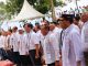 Menko Maritim Luhut Binsar Panjaitan, Menteri Perhubungan Budi Karya Sumadi, Gubernur Sumut Edy Rahmayadi dan seluruh Bupati se-Kawasan Danau Toba.