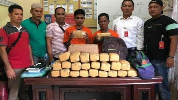 Polres Langkat Gagalkan 25 Kg Ganja Aceh ke Palembang