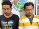 Chairul Amri Batubara alias Datuk (31) dan Bambang Hardiansyah (27), saat ditangkap oleh Satnarkoba Polres Pematangsiantar