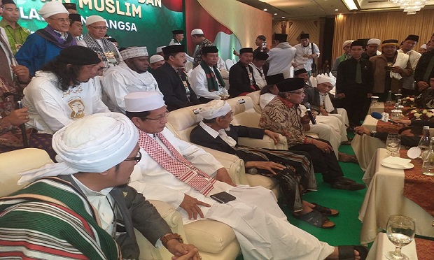 Para petinggi PWNU DKIJakarta beserta anggotanya dan Pembina pesantren RI-1 saat membahas masalah dua anggota Banser yang di persekusi OTK