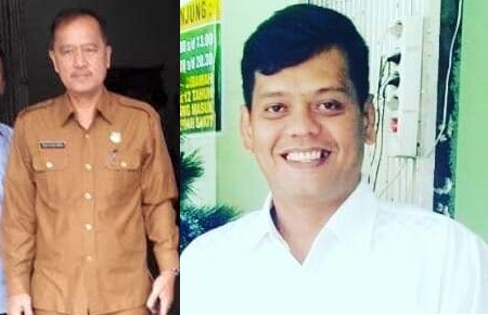 Foto Kiri : Edy Noah Saragih Kadisdik Siantar, Kanan : Rocky Marbun