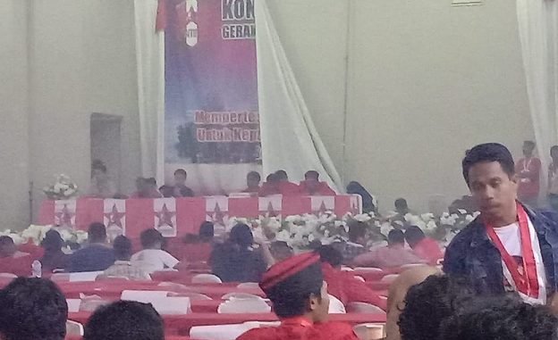 Kongres GMNI yang berlangsung di kota Ambon pada Kamis (28/11/2019)