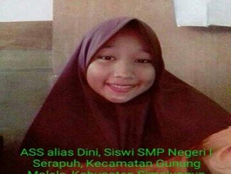 ASS Alias Dini,Siswi SMP Negeri 1 Serapuh, Kabupaten Simalungun dinyatakan hiilang