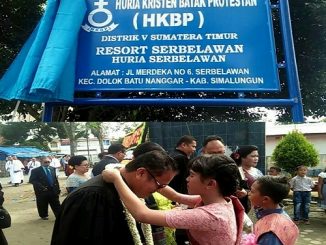 PRARSES HKBP DISTRIK V SUMATERA TIMUR RESMIKAN HKBP RESSORT SERBELAWAN