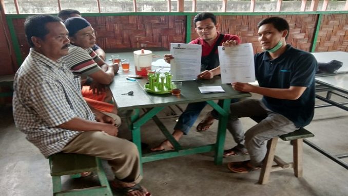 Pekerja BHL Korban PHK sepihak PT. PP. Lonsum BLRS & BLE , Nagori Bah Lias, Kecamatan Bandar, Kabupaten Simalungun, Ditemui Di Seputaran Pasar I Jalan Radjamin Purba, Kelurahan Perdagangan III, Kecamatan Bandar, Kabupaten Simalungun