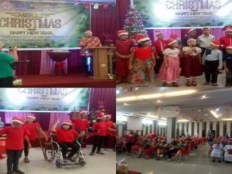 BSS Foundation kota Siantar merayakan Natal bersama 5 panti Asuhan yang berada di kota Pematangsiantar, Khamis (12/12/2019) di RM.Grand Asean Jalan Asahan,Pematangsiantar