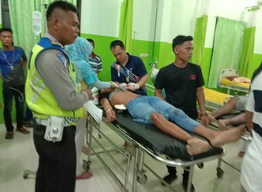 Korban laka lantas dilarikan ke RS terdekat