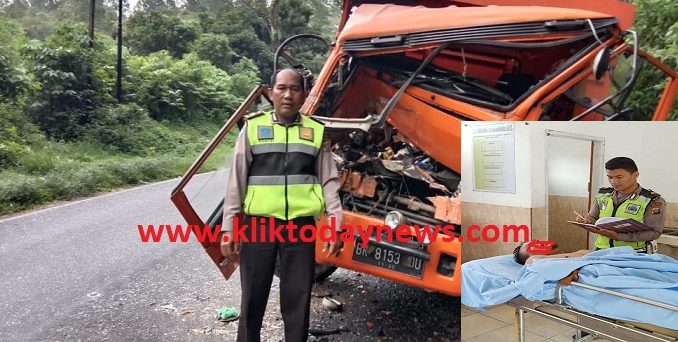 kecelakaan di jalan lintas Pematang Siantar menuju Parapat Km 41 - 42.5 dusun Tanjung Dolok Nagori Sibaganding Kecamatan Girsang Simpangan Bolon Kabupaten Simalungun Provinsi Sumatera Utara.