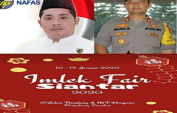 Sebelah Kiri : Ketua KNPi Pematangsiantar Ilal Mahdi Nasution, SH,Kanan : Kapolresta Siantar AKBP Budi Pardamean Saragih