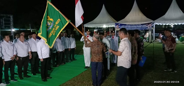 pelantikan terhadap Ketua Kadin Kab. Batu Bara terpilih yakni H.OK Faizal Djalil berserta segena susunan kepengurusan lain untuk masa bakti 2020-2025