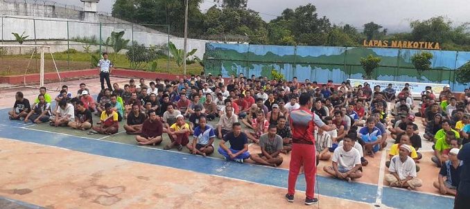 Kegiatan Temu Ramah Bersama Seluruh Warga Binaan Lapas Narkotika Kelas II-B Pematang Raya, Kabupaten Simalungun, Jumat (10/01/2020) sekira jam 09.00 Wib.