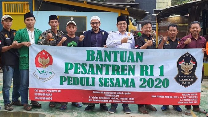 Pesantren RI-1 Banser NU Bagana, Turun Langsung Membantu Korban Bencana Banjir