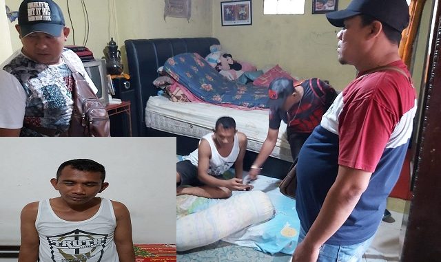 Pelaku Pernando Panjaitan alias Nando (39) warga jalan Kawal Samudra No.3, kelurahan Siopat Suhu, kecamatan siantar Timur, Kota Pematangsiantar.