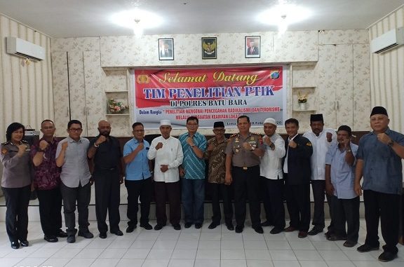 Ketua Tim PTIK Mabes Polri Kombes Pol Drs. Miyanto, M.Si. Dalam Rangka Study Terorisme & Radikalisme STIK PTIK Lemdiklat Polri di Polres Batu Bara