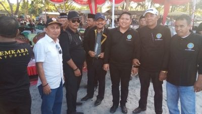 Bupati Batu Bara bersama Kapolres didampingi OPD menghadiri pelantikan Divisi Gemkara se-Kabupaten Batu Bara