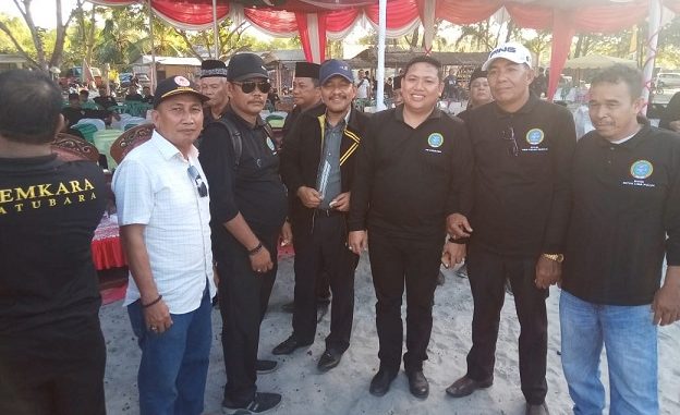 Bupati Batu Bara bersama Kapolres didampingi OPD menghadiri pelantikan Divisi Gemkara se-Kabupaten Batu Bara