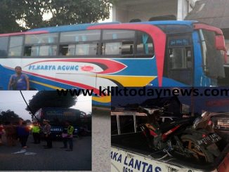 Laka Lantas di Jalinsum Kilometer 3-3,5 Jurusan Perdagangan - Pematang Siantar tepatnya di Nagori Bandar, Kecamatan Bandar, Kabupaten Simalungun, Sabtu (09/02/2020) sekira pukul 16.30 Wib.