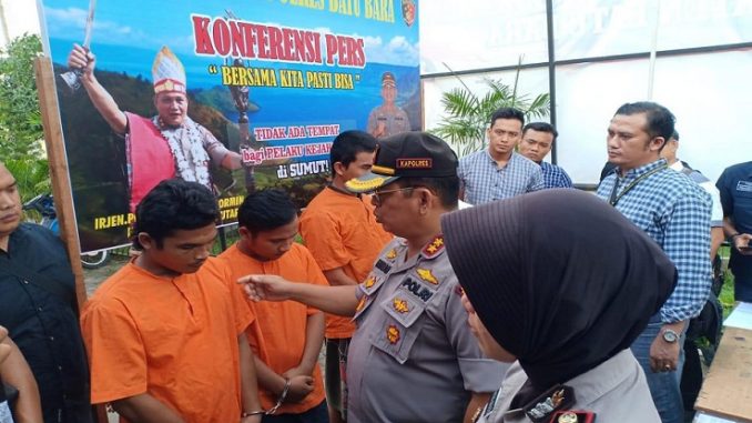 Empat Pelaku Pembunuhan Pengawas Galian C Berhasil Diringkus Satpolres Batu Bara