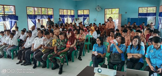 Forkompinca melaksanakan kegiatan sosialisasi bahaya narkoba bertemakan "Kecintaan Kepada Bangsa dan Negara Dalam Tanggungjawab Kepedulian Terhadap Generasi Muda" bertempat di Balai Harungguan Kantor Kecamatan Ujung Padang, Kabupaten Simalungun, Rabu (26/02/2020)