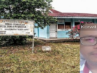 Kantor UPT Dikjar Kecamatan Tanah Jawa, Insert Photo Korwil Berto Saragih