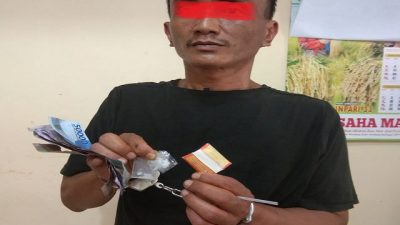 Hotmatua mantan Residivis narkoba yang Diamankan Ops Reskrim Polsek Dolok Masihul,Sabtu (29/2/2020) sekira pukul 13.30 WIB