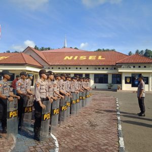 Latihan Dalmas dilaksanakan untuk kesiap siagaan dalam menyambut Pemilihan Kepala Daerah Tahun 2020