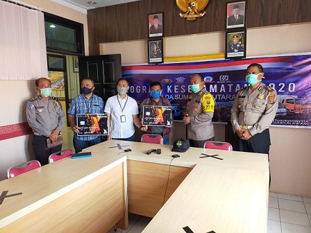 Polres Toba : “Program Polri Peduli Keselamatan Tahun 2020”, Rabu (15/04/2020) sekitar pukul 09.00 WIB