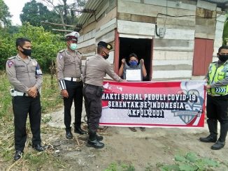 Peduli Dampak Covid 19, Alumni Akpol 2001 gelar Bakti Sosial di Kecamatan Siantar Narumonda