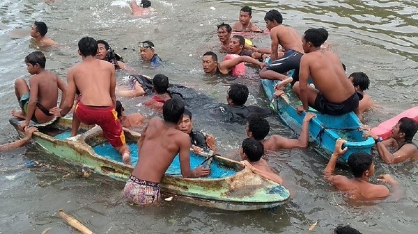 Jenazah korban ditemukan pada kedalaman kurang lebih 5 meter, sekira pukul 14.40 Wita, Rabu (27/5/2020).