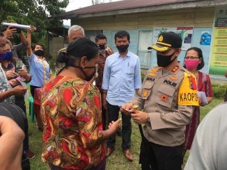 Kapolres Tobasa AKBP Akala Fikta Jaya S.IK hadir di tengah masyarakat Hutanamora Kecamatan Silaen Kabupaten Toba.