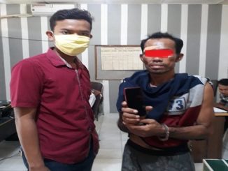 Arman (43) ditangkap team Khusus Anti Bandit (TEKAB) Polsek Pantai Cermin