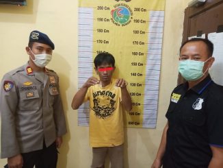 Rangga (33) ditangkap terduga pengedar sabu di wilayah Kecamatan Pantai Cermin, Kabupaten Serdang Bedagai, Rabu (29/4/2020) sekira pukul 16:00WIB