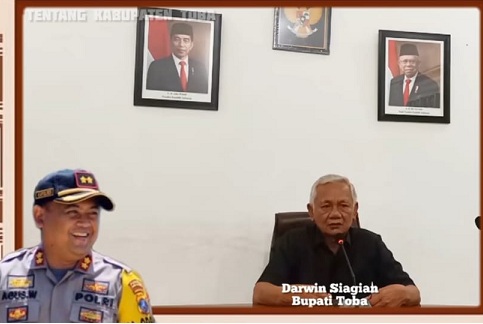 Screenshoot Video Yang Tayang di Tentang Kabupaten Toba, Senin (18/5/2020)