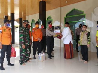Tim Gugus Tugas Covid-19 Kabupaten Way Kanan mulai melakukan sosialisasi di tempat ibadah , Jumat (12/6/2020)