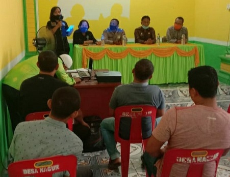 Badan Narkotika Nasional Kabupaten (BNNK) Sergai, melaksanakan Rapat Koordinasi (Rakor) Pemulihan Berbasis Masyarakat, Jumat (17/7/2020) lalu, di Kantor Desa Nagur, Kecamatan Tanjung Beringin, Kabupaten Serdang Bedagai.