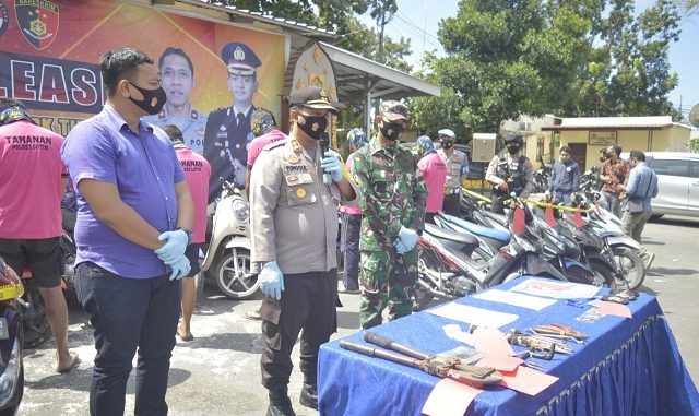 Barbut Puluhan Sepeda Motor, Pemetik dan Penadah di Gulung Tim Puma Polres Lombok Timur