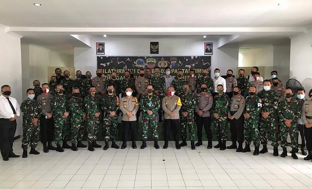 Silahturahmi Pimpinan TNI-Polri Siantar Simalungun di Aula Korem 022/PT (15/07/2020) sekira pukul 09.00 WIB