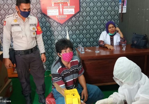 12 Tahanan di RTP Polsek Serbelawan Kecamatan Dolok Batu Batu Nanggar Kabupaten Simalungun Provinsi Sumatera Utara, Rabu (29/07/2020) sekitar pukul 10.00 WIB.