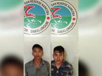 Dua penyalahguna narkotika ditangkap Satnarkoba Polres Simalungun